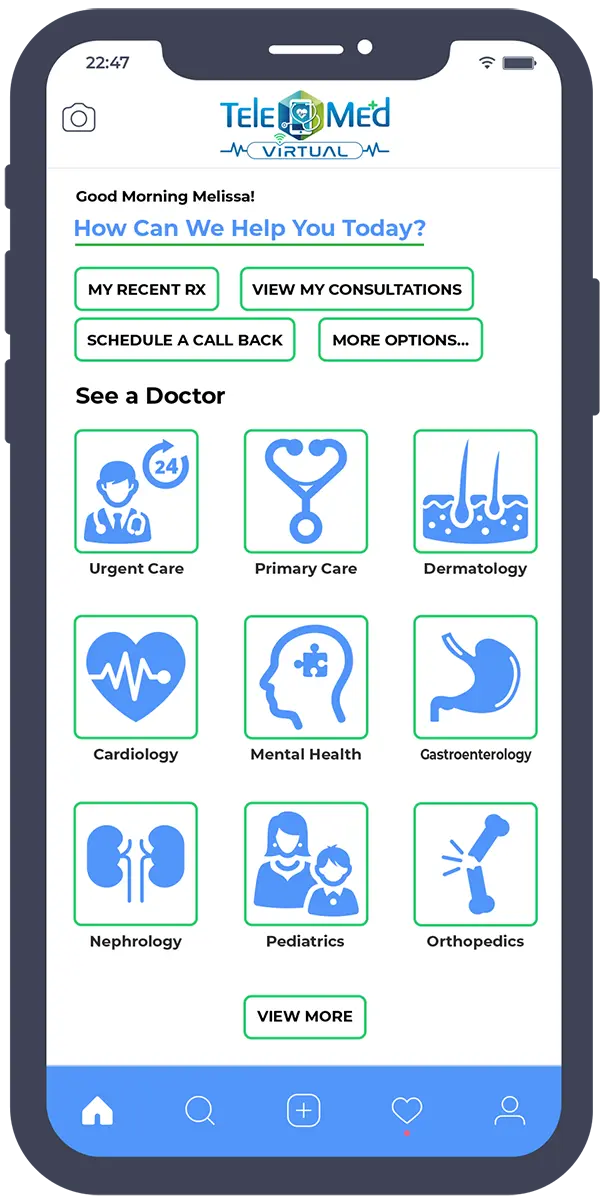 TelemedVirtual Phone app